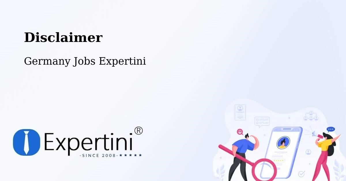 Disclaimer – Bernstadt - Germany Jobs Expertini